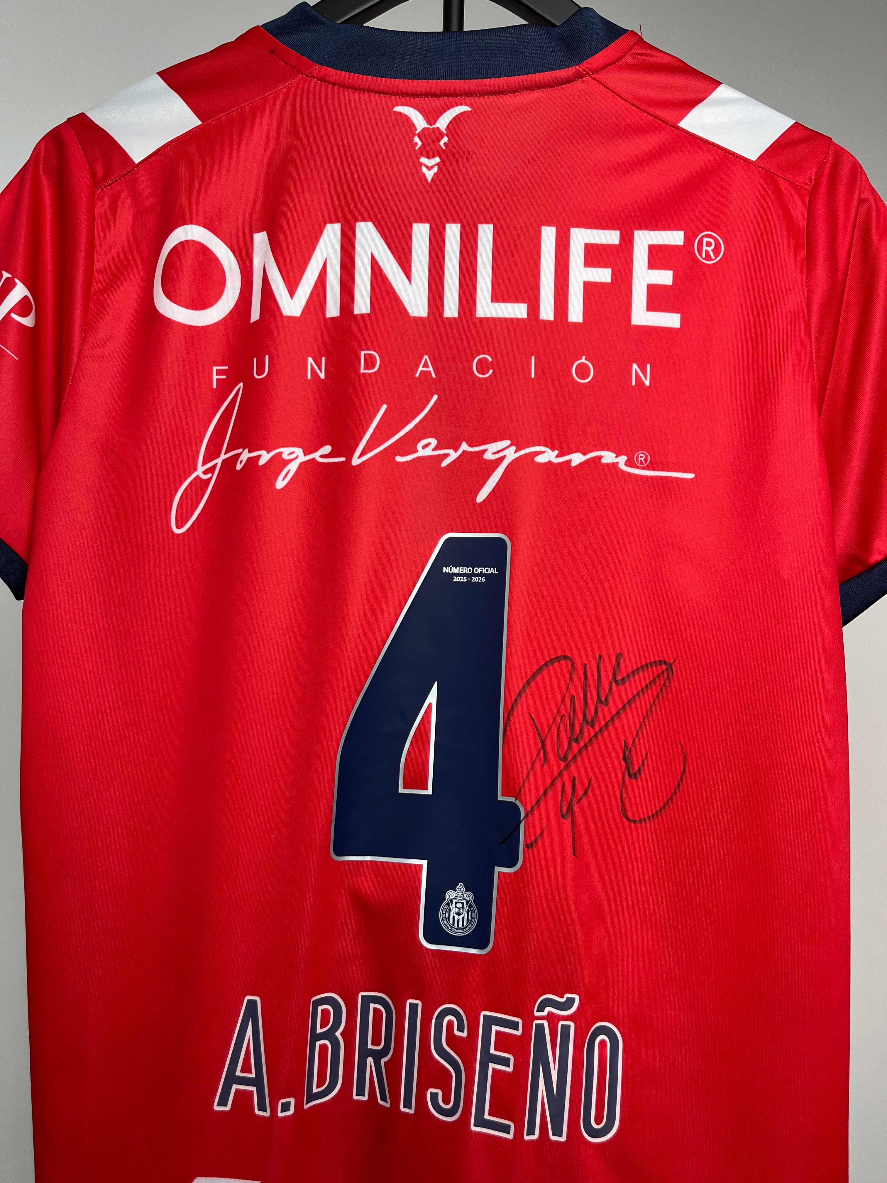 Autógrafo de Antonio "Pollo" Briseño | Jersey Chivas 2022