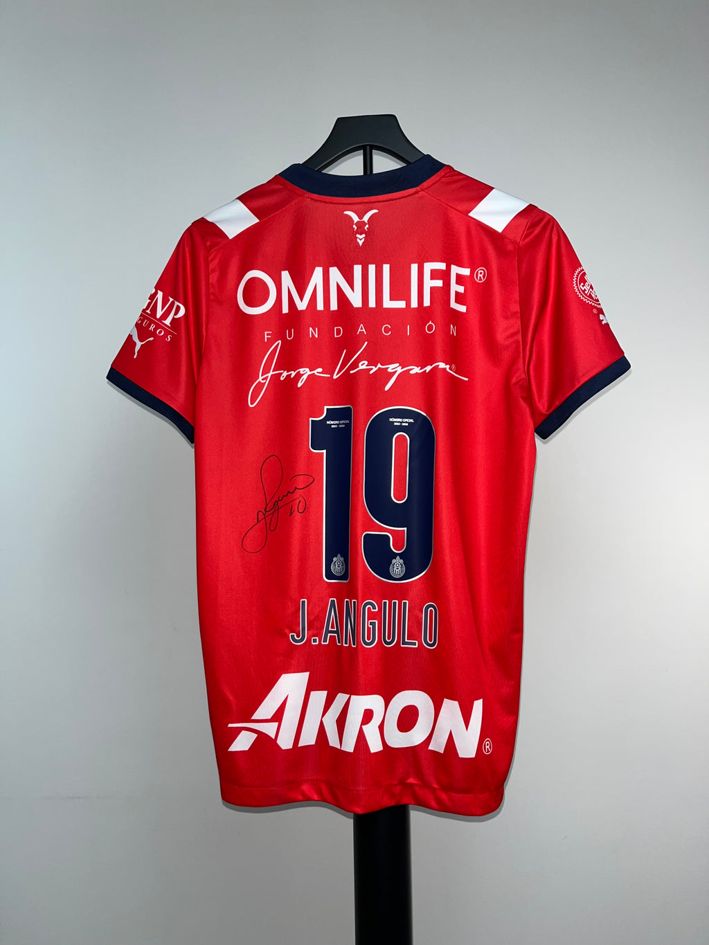 Autógrafo de Jesús "Canelo" Angulo | Jersey Chivas 2022