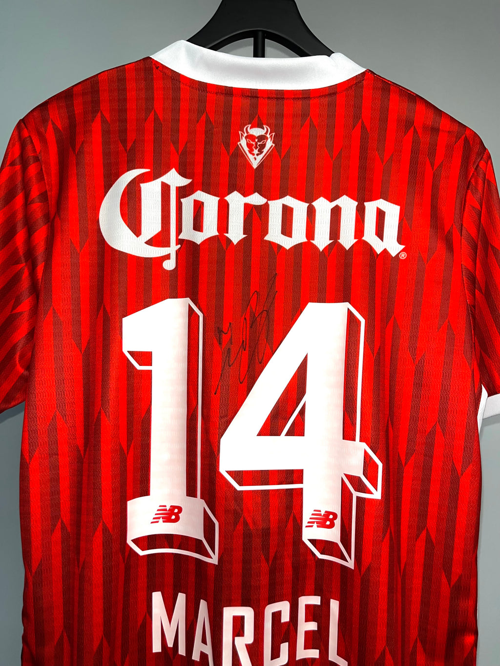 Autógrafo de Marcel Ruiz | Jersey Toluca Campeón Clausura 2025