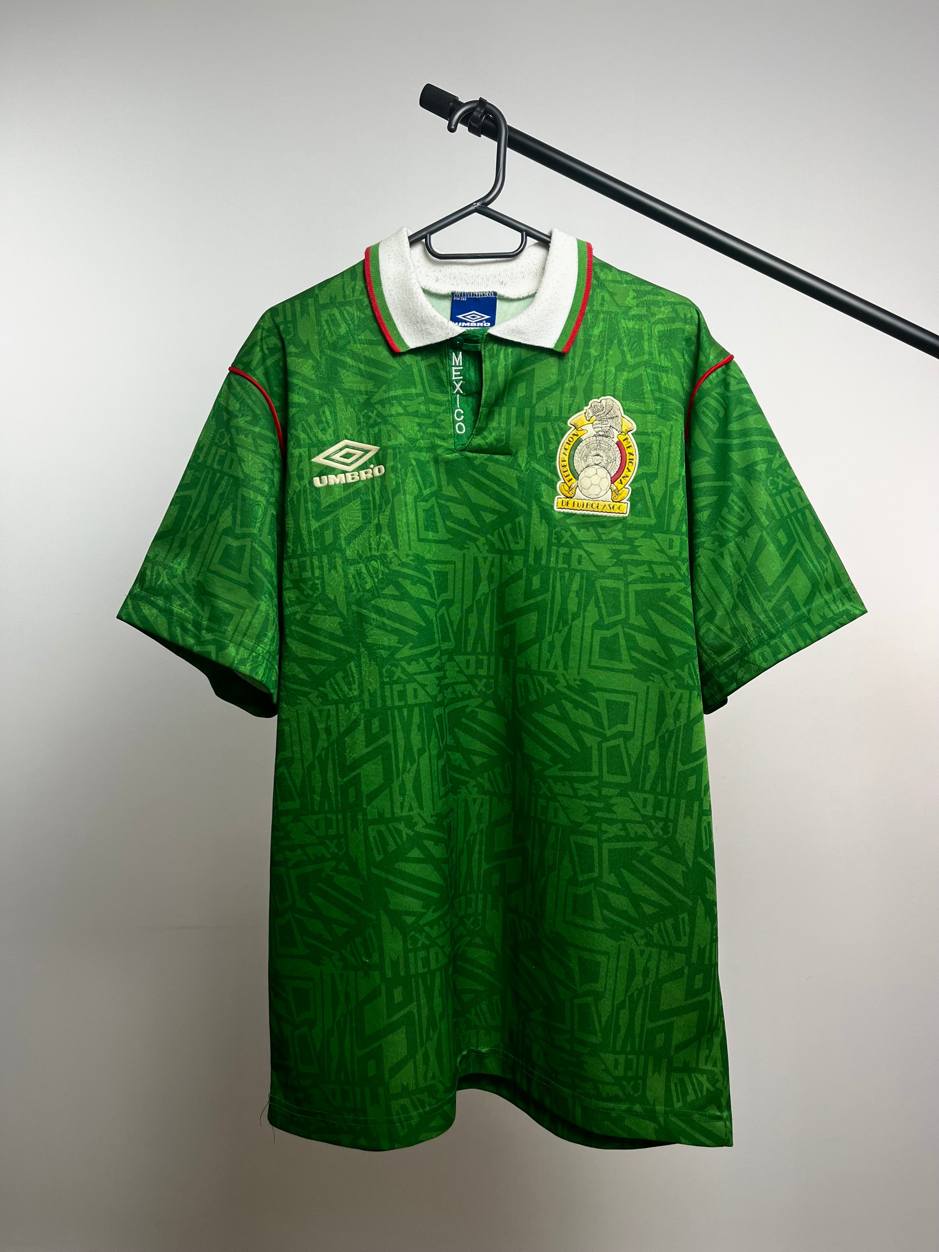 Jersey Original Mexico Mundial 1994 Local Umbro (Retro, Vintage,Clasica)