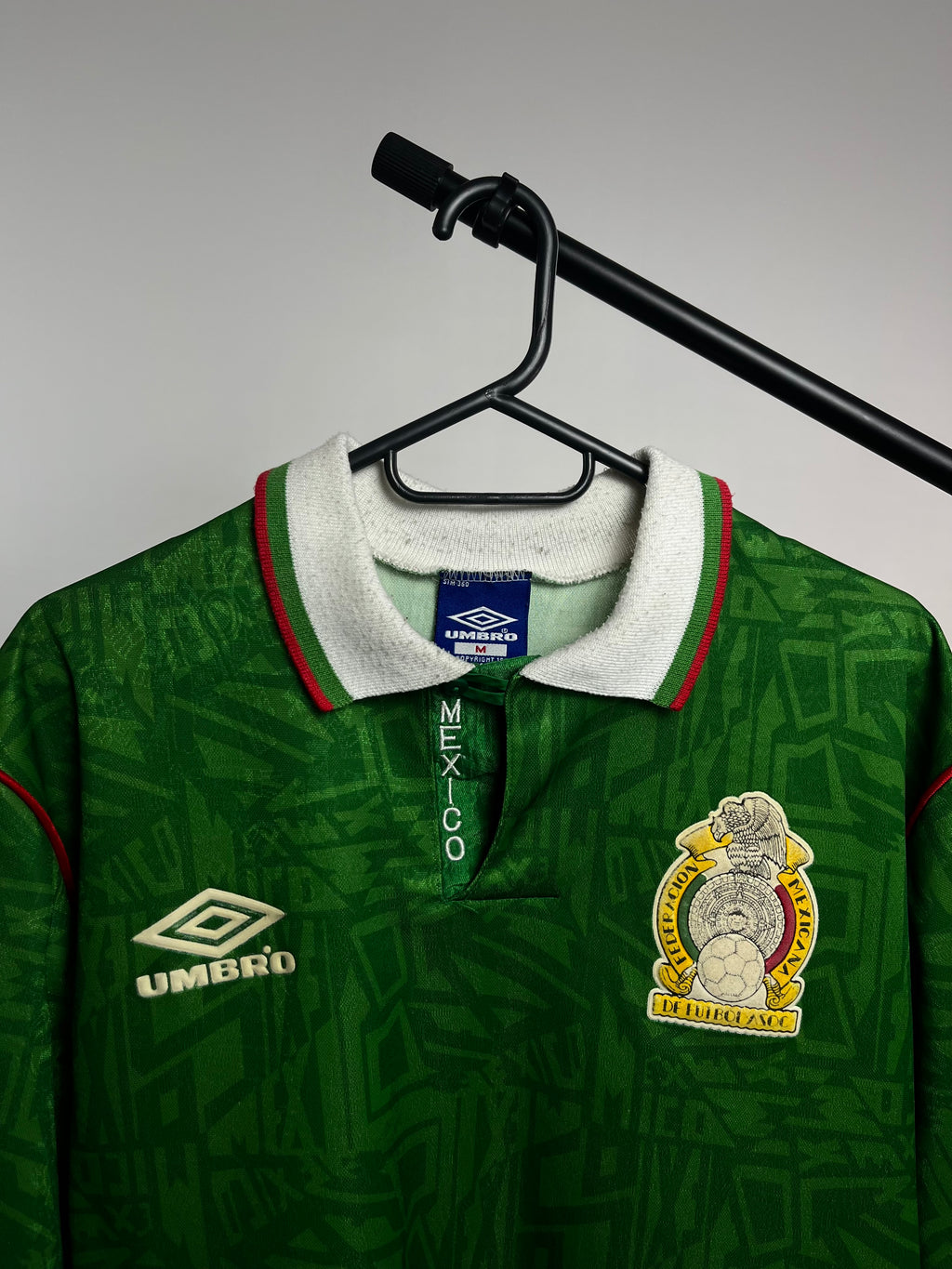 Jersey Original Mexico Mundial 1994 Local Umbro (Retro, Vintage,Clasica)