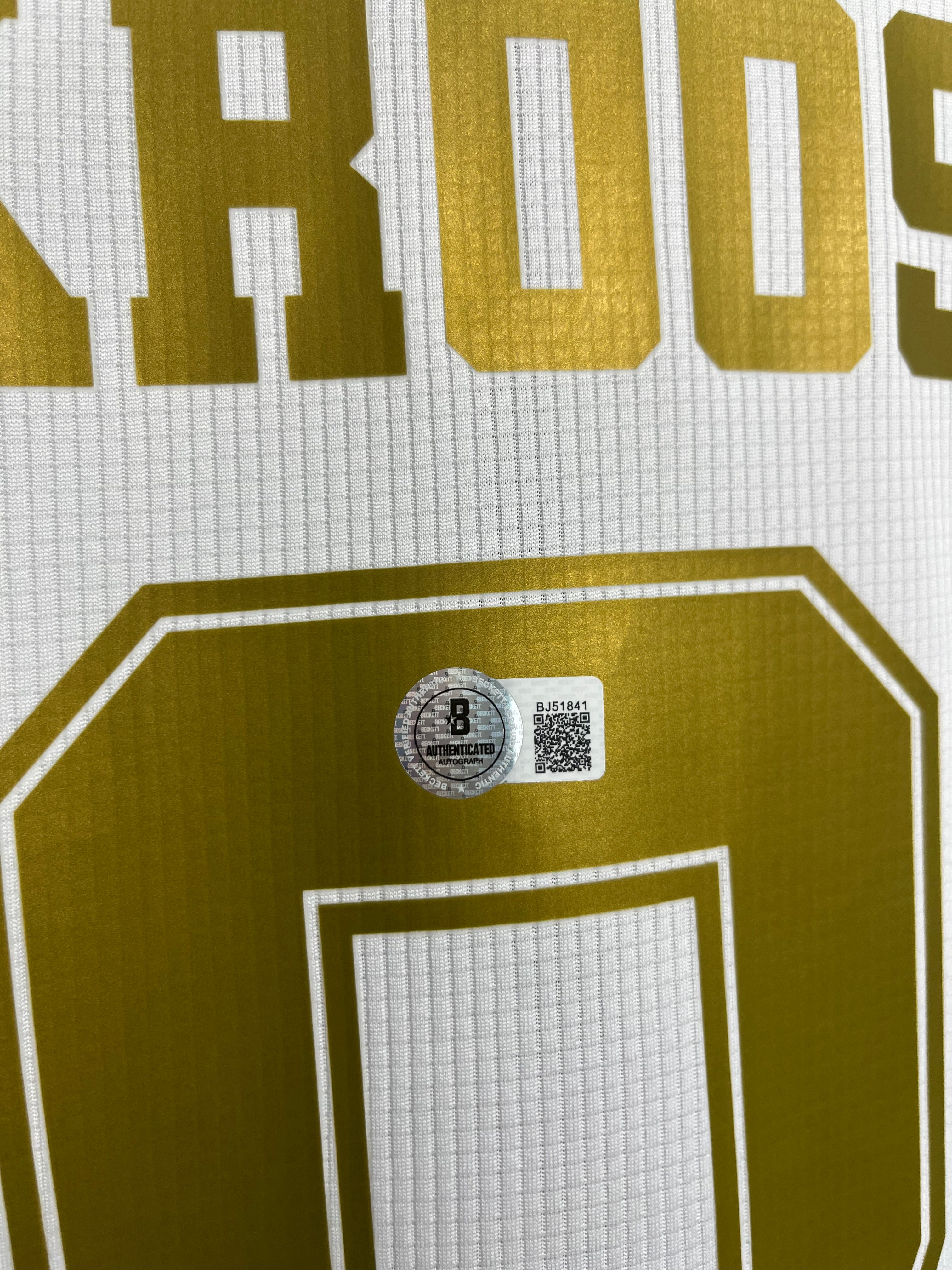 Autógrafo de Toni Kroos | Jersey Real Madrid 2019/20 Certificada Beckett