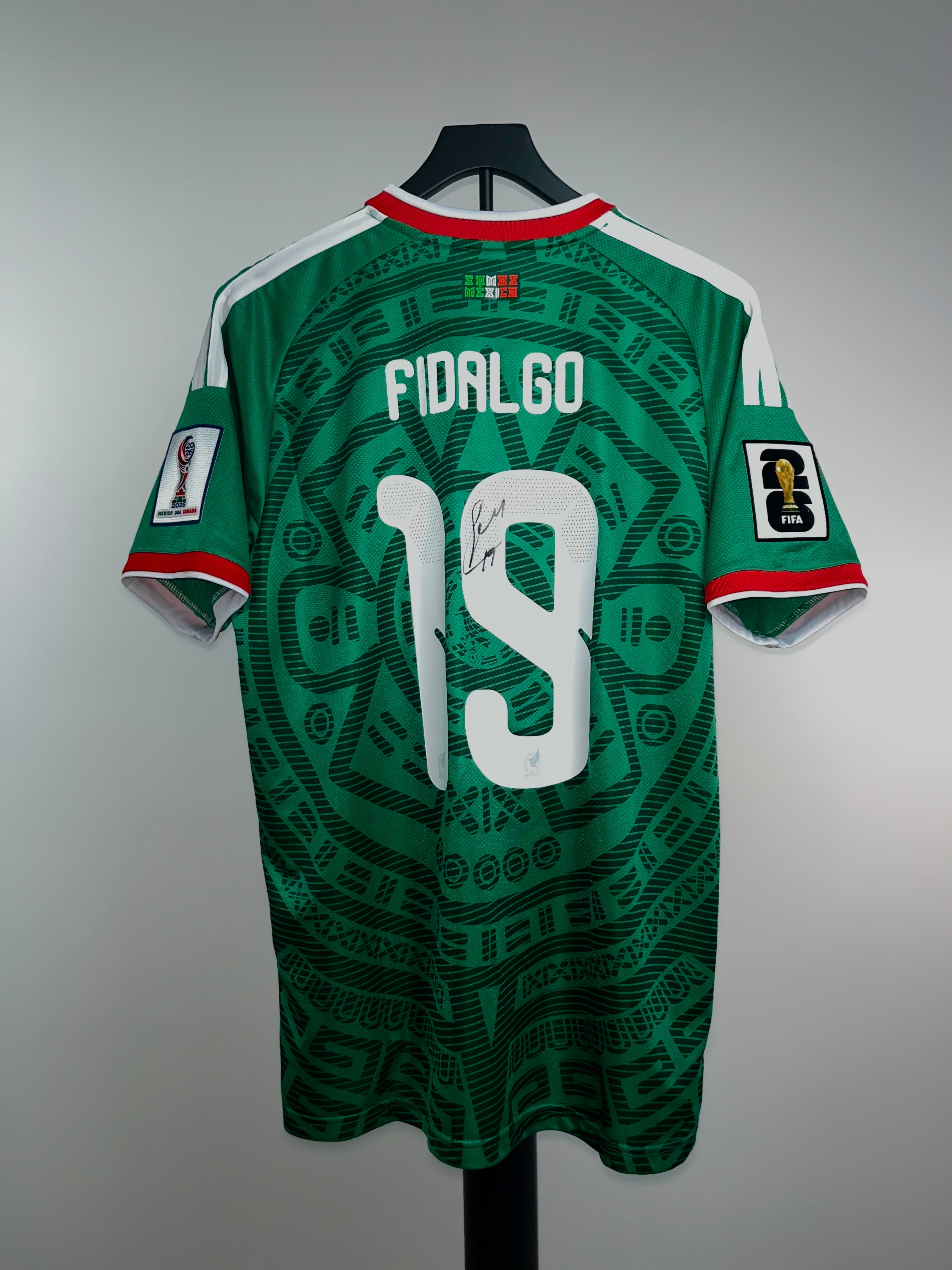 Autógrafo de Álvaro Fidalgo | Jersey México Mundial 2026
